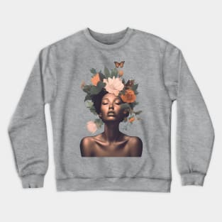 Flower Woman Crewneck Sweatshirt